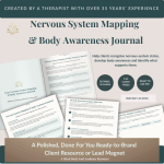 Nervous system tracking journal