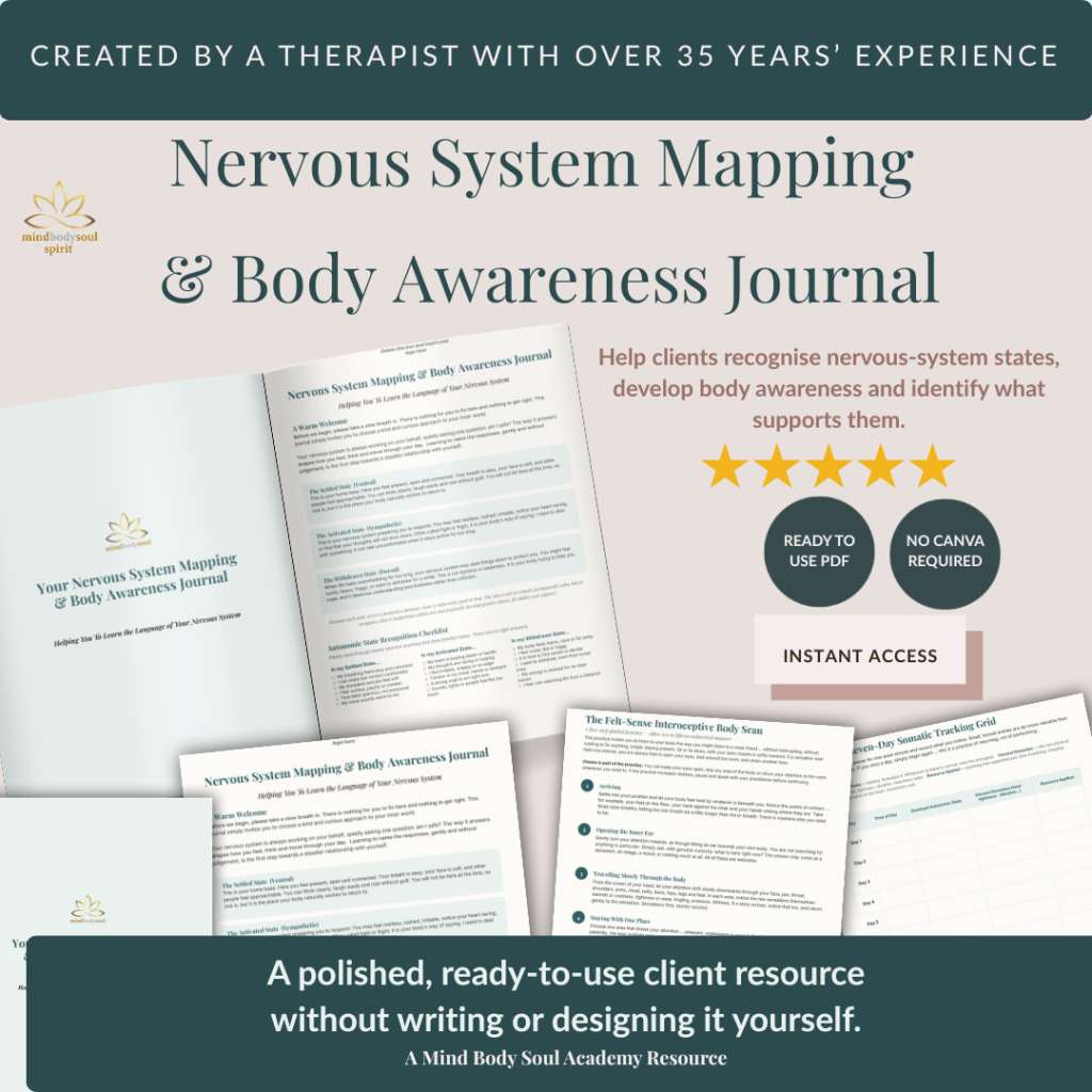 Nervous system Mapping Journal no canva required